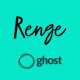Renge - Creative Ghost Blog Theme - ThemeForest Item for Sale