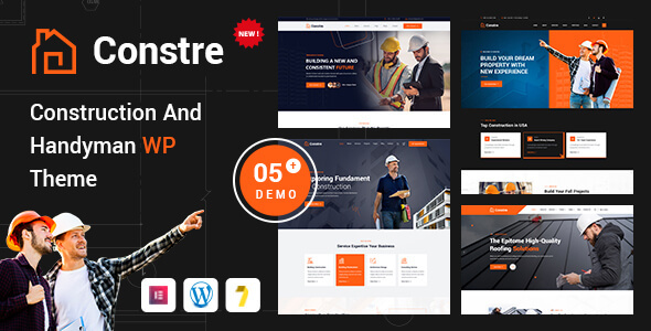 Constre - Construction, Building & Industry Factory WordPress Theme