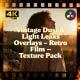 Vintage Dust & Light Leaks Overlays – Retro Film Texture Pack For DR - VideoHive Item for Sale