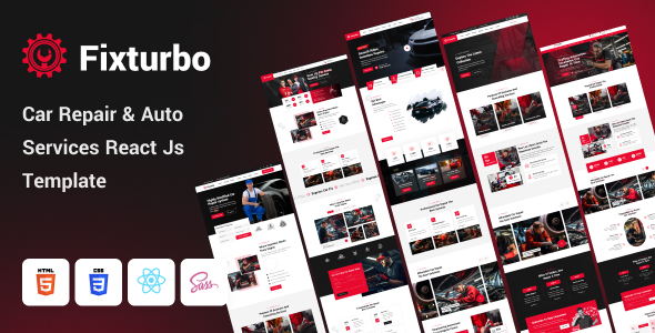 Fixturbo - Car Service & Auto Repair React Js Template