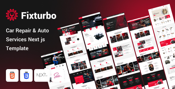 Fixturbo - Car Service & Auto Repair Next Js Template