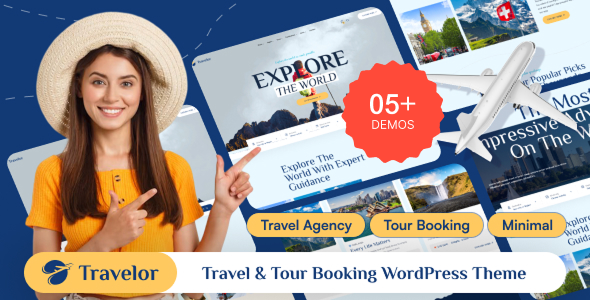 Travelor – Travel & Tour Booking WordPress Theme