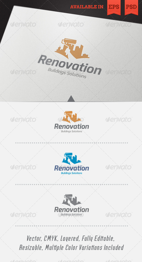 Renovation Logo Template