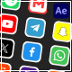 Animated Social Media Icons I - VideoHive Item for Sale