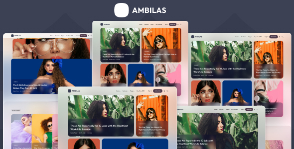 Ambilas - Ambient Blog & Magazine WordPress Theme