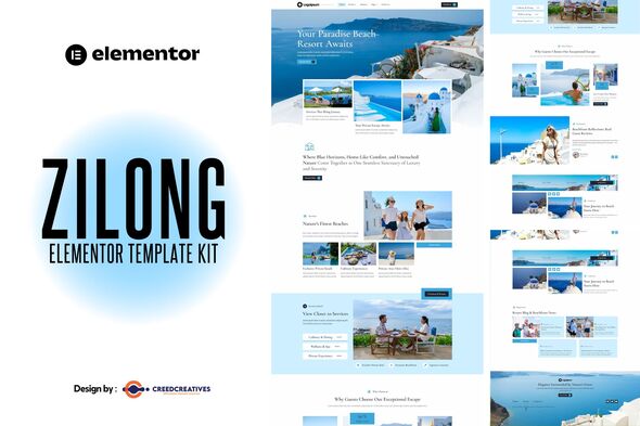 Zilong - Luxury Villa & Resort Elementor Template Kit