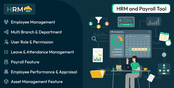 HRM SaaS - HR and Payroll Tool
