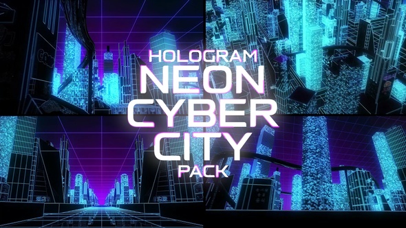 Hologram Neon Cyber City Pack