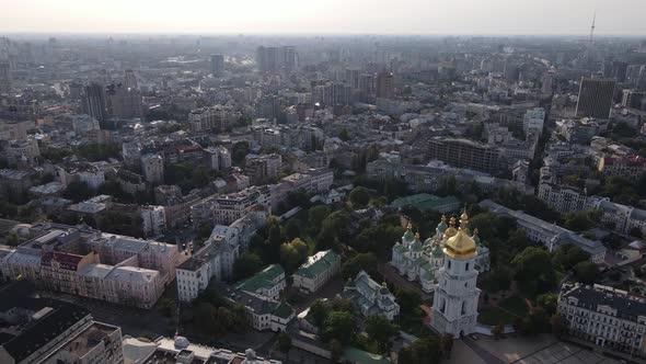 Kyiv - Aerial View of the Capital of Ukraine. Kiev