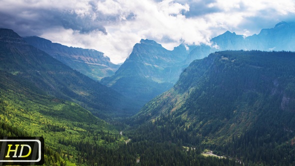 Mountains in Glacier National Park