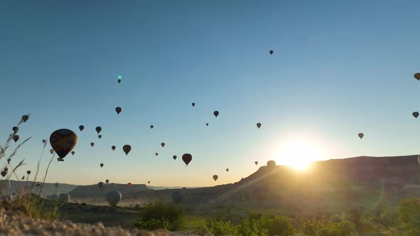 The Cappadocia region of Turkey is the most popular location in the world for hot air ballooning.