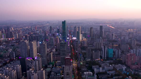 Nanjing City, Jiangsu Province, urban construction landscape