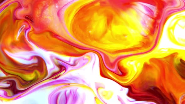 Abstract Colorful Sacral Liquid Waves Texture 393