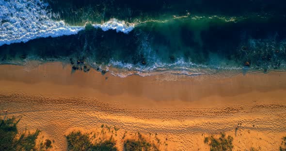 Aerial view of beach 