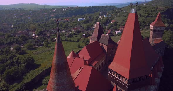 Corvin Castle In Transylvania, Romania