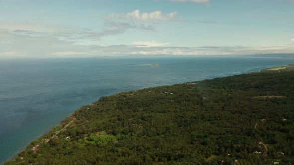 Coastline on the Tropical Island alt