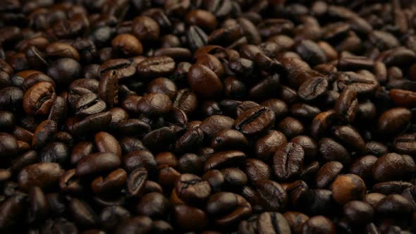 Passing Roasted Coffee Beans