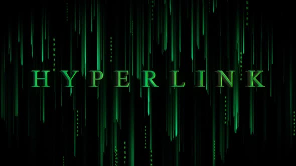 Digital Cyber Background  Hyperlink