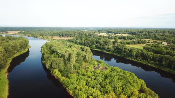 Wonderful Landscape Of The Western Dvina River 10