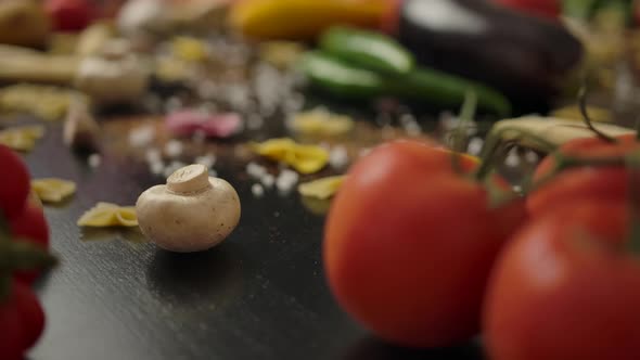 Fresh Vegetables for Pasta Preparation