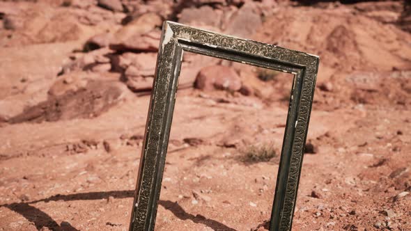 Very Old Wooden Frame in Grand Canyon