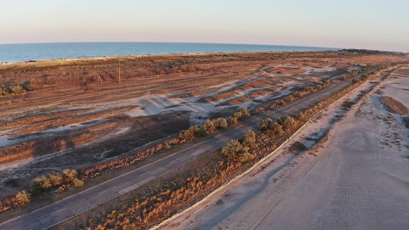 Wilderness Road Near the Sea