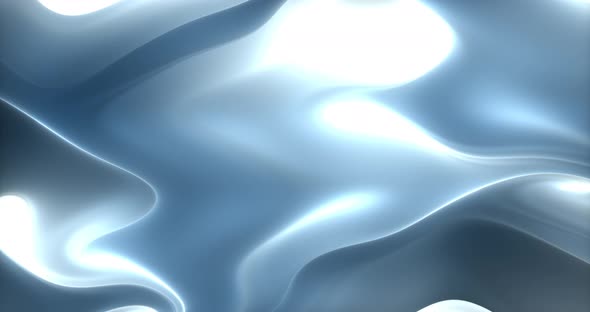 Background abstract mono calm design. Gradient blue liquid texture moving. Fractal motion graphic.