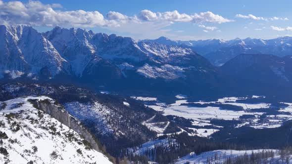 Winter Tauplitz Alm near Bad Mitterndorf, Austria