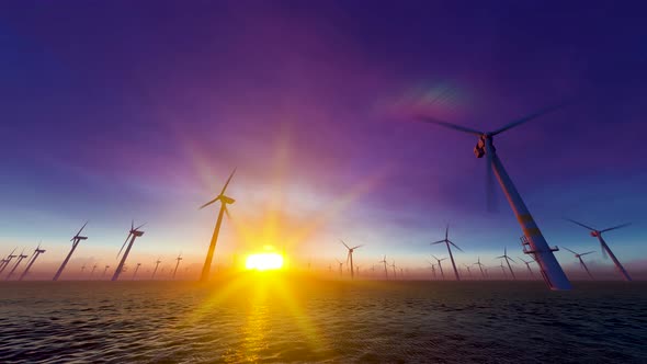 Offshore wind power generation