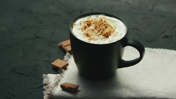 Cup of Coffee with Whipped Cream