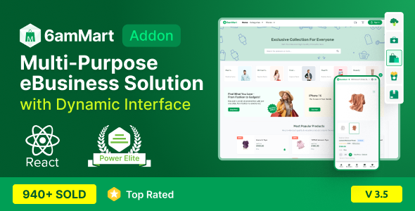 6amMart - React User Website
