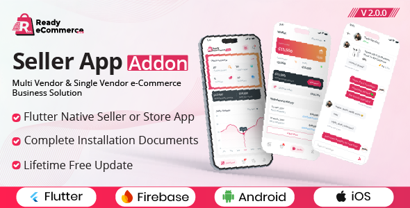 Ready eCommerce - E-Commerce Seller App | Store App | Provider App | Vendor App Addon