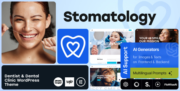 Stomatology - Dentist & Dental Clinic WordPress Theme