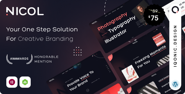 Nicol - Fiery Creative Agency WordPress Theme