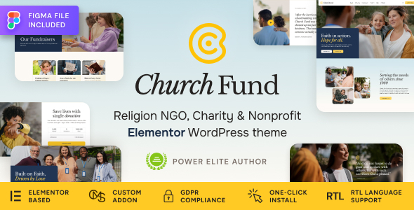 Church Fund  - Religion, NGO & Charity WordPress Theme