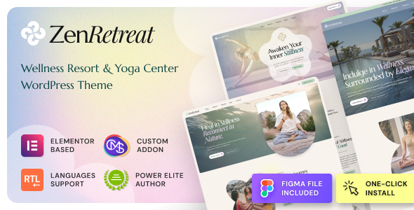Zen Retreat - Wellness Resort, Spa & Yoga WordPress Theme