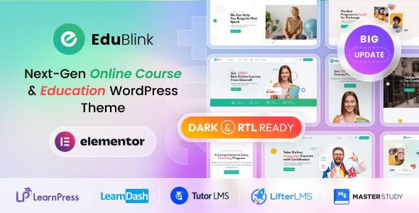 EduBlink - Education & Online Course WordPress Theme