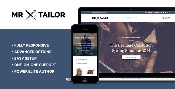Mr. Tailor - eCommerce WordPress Theme for WooCommerce