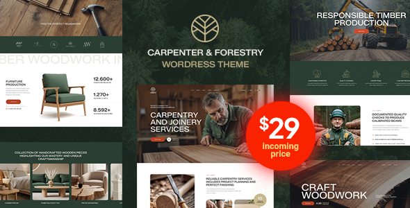 Lumbert - Carpenter & Forestry WordPress Theme