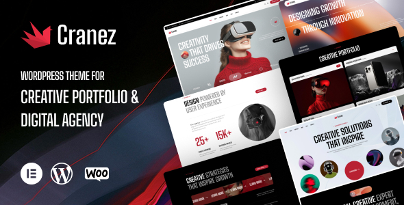 Cranez – Creative Portfolio & Digital Agency WordPress Theme