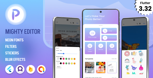 MightyEditor - Flutter Photo Editor / College App