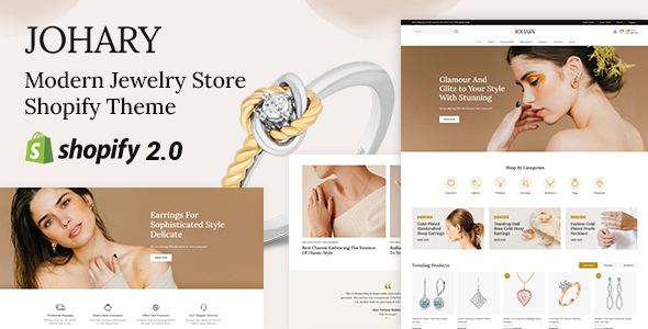 Johary - Handmade Jewelry Store Shopify 2.0 Responsive Theme
