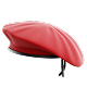 Semi Realistic 3D Beret – Soft Artistic Headwear - 3DOcean Item for Sale