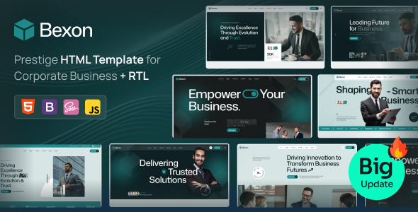 Bexon - Corporate Business HTML Template