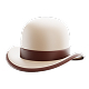 Semi Realistic 3D Bowler Hat – Classic Rounded Headwear - 3DOcean Item for Sale