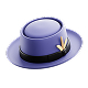 Semi Realistic 3D Porkpie Hat – Retro Rounded Style - 3DOcean Item for Sale