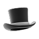 Semi Realistic 3D Top Hat – Formal Classic Headwear - 3DOcean Item for Sale