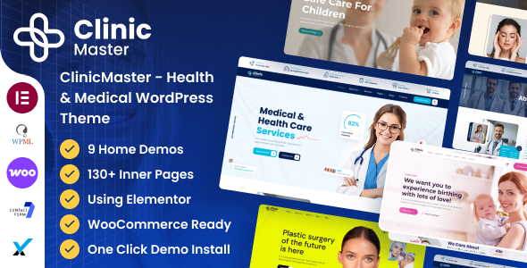 ClinicMaster - Health & Medical WordPress Theme
