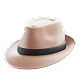 Semi Realistic 3D Trilby Hat – Slim Brim Fashion Hat - 3DOcean Item for Sale