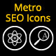 25 Metro Style SEO Icons - GraphicRiver Item for Sale